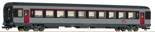 Roco 74544 - 2nd Class Open Seating Car Corail    