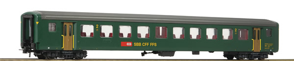 Roco 74573 - Swiss 2nd class fast train car EW II of the SBB