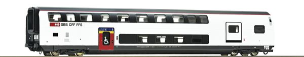 Roco 74714 - 1st class double deck coach with a luggage compartment, SBB