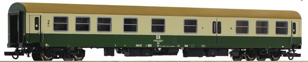 Roco 74805 - 2nd class express train passenger coach with baggage compartment, DR