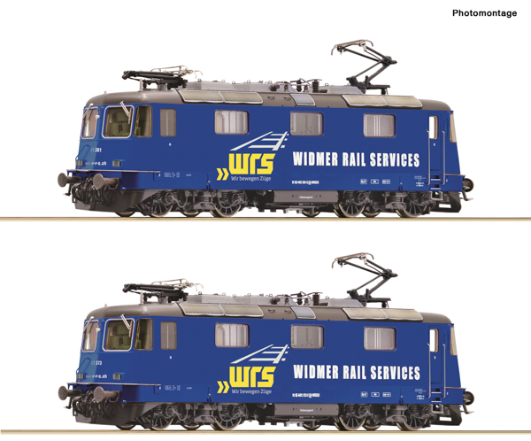 Roco 7500045 - Swiss 2-Piece Electric Locomotives 421 373-2 and 421 381-5 Set of the WRS
