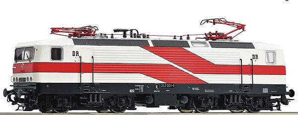 Roco 7510025 - German Electric locomotive 243 001-5 of the DR (DCC Sound Decoder)