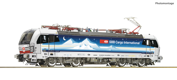 Roco 7510038 - Swiss Electric Locomotive 193 110-4 “Goldpiercer” of the SBB Cargo International (w/ Sound)