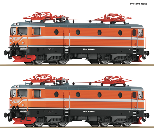 Roco 7510048 - Swedish 2-Piece Electric Locomotives Rm Set of the SJ (w/ Sound)