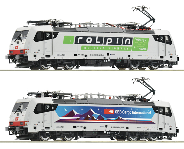 Roco 7520035 - Swiss Electric Locomotive 186 909-4 Nightpiercer of the SBB/RAlpin (w/ Sound)