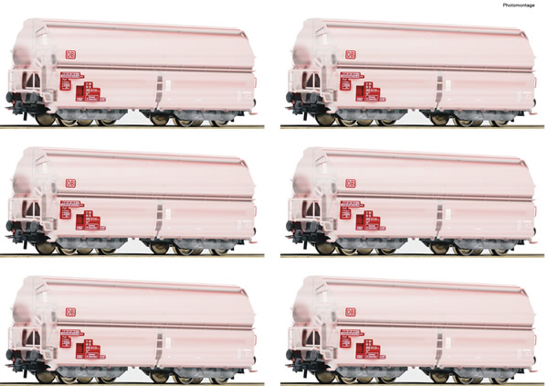 Roco 75938 - German Swing roof wagonSet (12 Cars) of the DB-AG