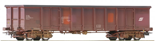 Roco 75992 - Weathered Open Goods Wagon
