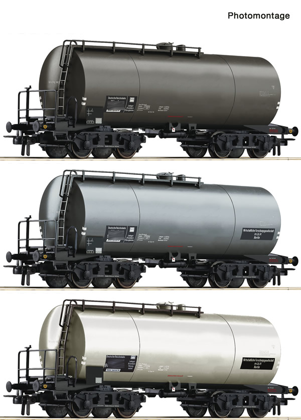 Roco 76015 - 3-piece set: Tank wagons