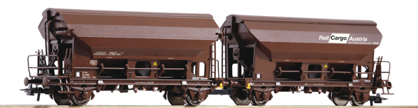 Roco 76022 - Swivel roof wagon double unit, ÖBB