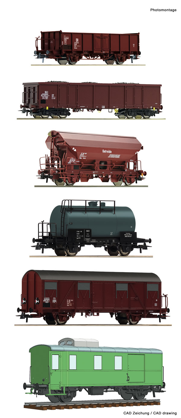 Roco 76030 - 6 piece set: Goods train
