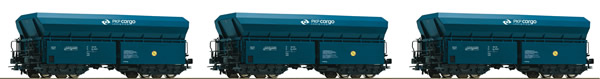 Roco 76078 - Polish Self-unloading hopper wagon Set of the PKP
