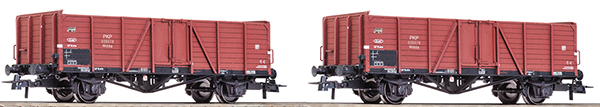 Roco 76104 - 2 piece set: Open goods wagons, PKP