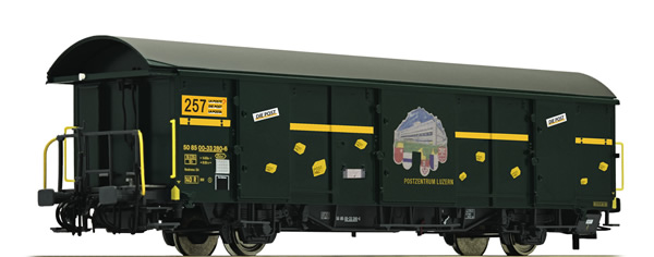 Roco 76209 - Swiss Postal Goods Wagon of the SBB