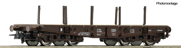 Roco 76392 - Austrian Heavy duty flat wagon of the ÖBB