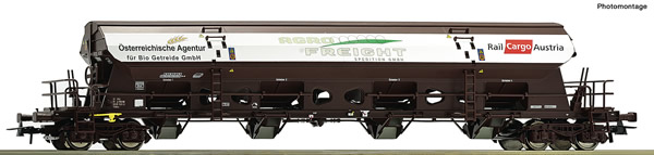 Roco 76413 - Austrian Swing roof wagon “Agro Freight” of the ÖBB