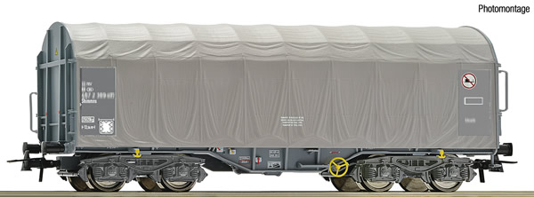 Roco 76452 - Belgium Slide tarpaulin wagon of the SNCB