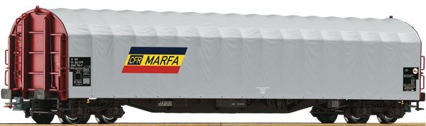 Roco 76474 - Sliding tarpaulin wagon, CFR Marfa