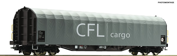Roco 76477 - Italian Slide tarpaulin wagon of the FS