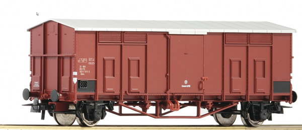 Roco 76597 - Pitched roof wagon, FS