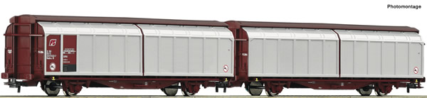 Roco 76734 - Italian Sliding wall wagon unit of the FS