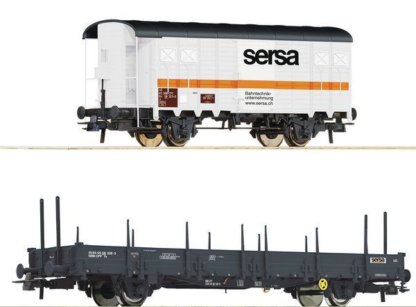 Roco 77043 - 2 piece set: Track maintenance train, SERSA