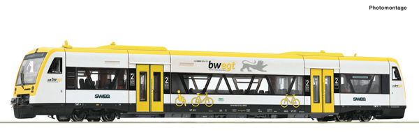 Roco 7710006 - German Diesel Railcar Class 650 of the SWEG (w/ Sound)