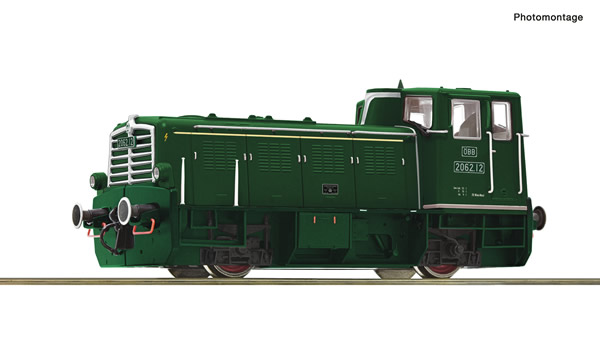 Roco 78004 - Austrian Diesel locomotive class 2062 of the OBB (Sound)