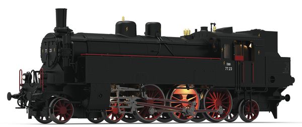 Roco 78076 - Austrian Steam locomotive 77.23 of the ÖBB (Sound)