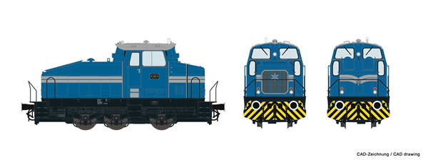 Roco 78179 - German Industrial Diesel Shunter DHG 500