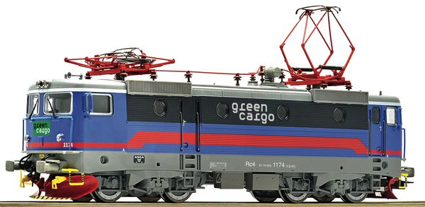 Roco 78458 - Swedish Electric locomotive Rc4 1174, Green Cargo (Sound)