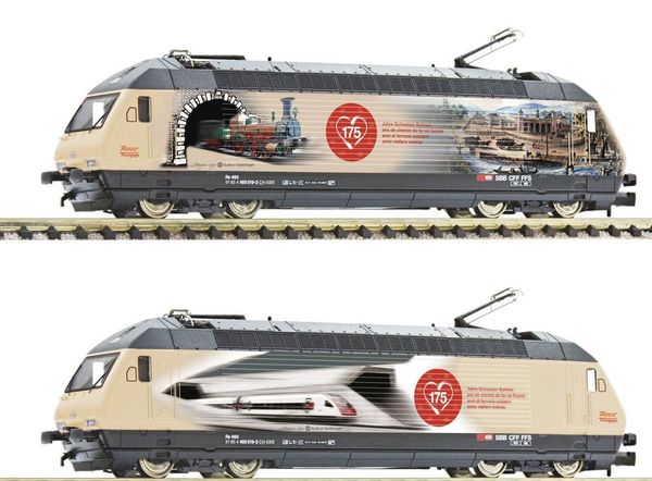 Roco 78678 - Swiss 460 019-3 Electric locomotive “175 years of Swiss Railways”, (Marklin AC Digital) DCC w/Sound
