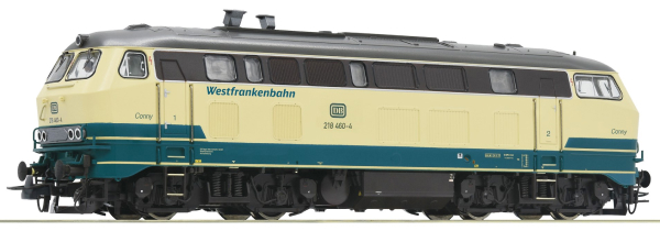 Roco 78763 - German Diesel locomotive class 218 of the DB AG (Sound)
