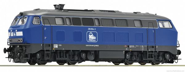 Roco 78770 - Diesel Locomotive 218 054-3, PRESS (Sound)
