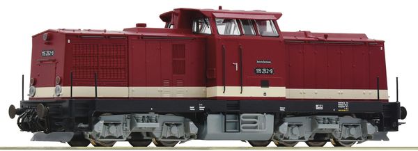 Roco 78816 - German Diesel locomotive class 115 of the DR (Sound)