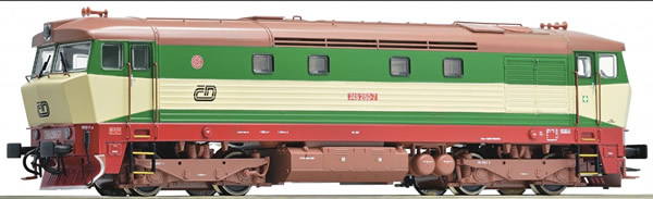 Roco 78933 - Diesel Locomotive 749 AC-SND. green/gray/brown       