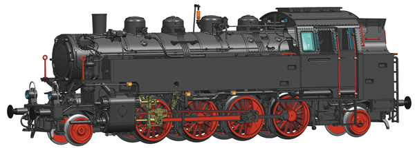 Roco 79025 - Austrian Steam Locomotive Class 86 of the ÖBB (Sound Decoder)        