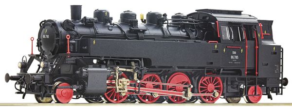 Roco 79031 - Austrian Steam locomotive class 86 of the ÖBB (Sound)