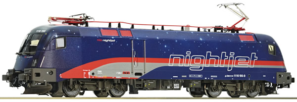 Roco 79242 - Austrian Electric Locomotive Class 1116 195 Nightjet of the OBB (Sound Decoder)