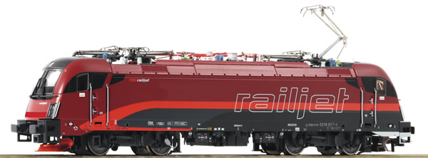 Roco 79248 - Austrian Electric Locomotive Rh 1216 Railjet of the OBB (Sound)      