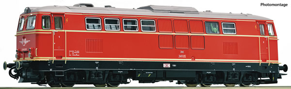 Roco 79901 - Austrian Diesel locomotive 2143.05 of the ÖBB (Sound)