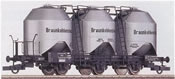 Coal-Dust Wagon with Riveted Containers