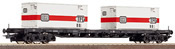 Flat Car w. 2 DB Containers