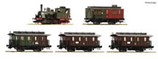 German Steam locomotive T3 and 3 passenger car Set of the KPEV