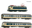 3 piece set: German The Karlsruhe train of the DB (Sound)