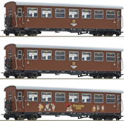 3-piece set: “Ötscherbär” passenger train, NÖVOG