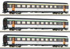 3 -piece set of passenger coaches RENFE