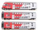 Austrian 3pc Double-deck Train Set of the OBB