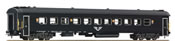 Passenger train car 1 class, black, SJ