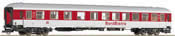Interregio passenger car, 1 class, red/grey