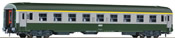 French 2nd Class Express Train Passenger Car of the SNCF